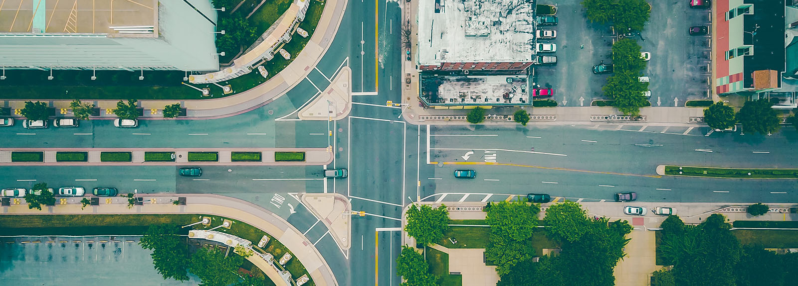 Intersection of roads